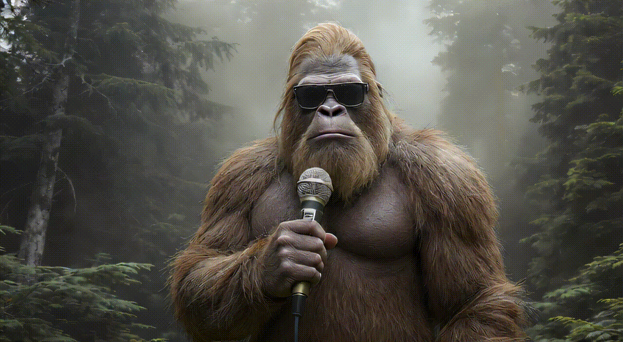 Willy Squatch spinning smile